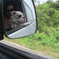 De camino a la playa, nerviosa